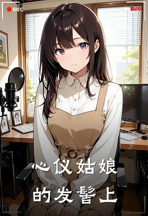 心仪姑娘的发髻上
