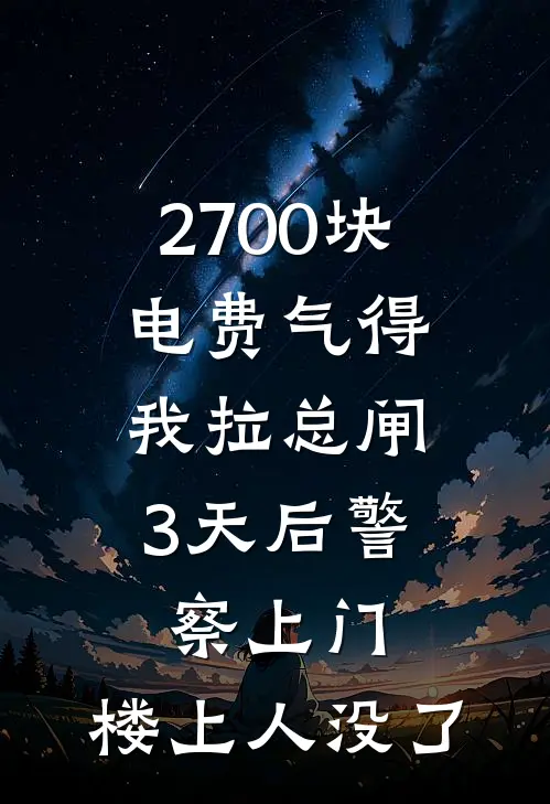 2700块电费气得我拉总闸，3天后警察上门：楼上人没了