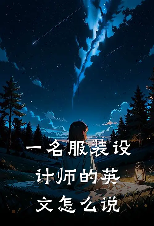 一名服装设计师的英文怎么说