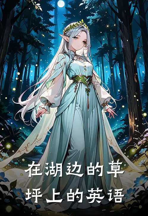 在湖边的草坪上的英语