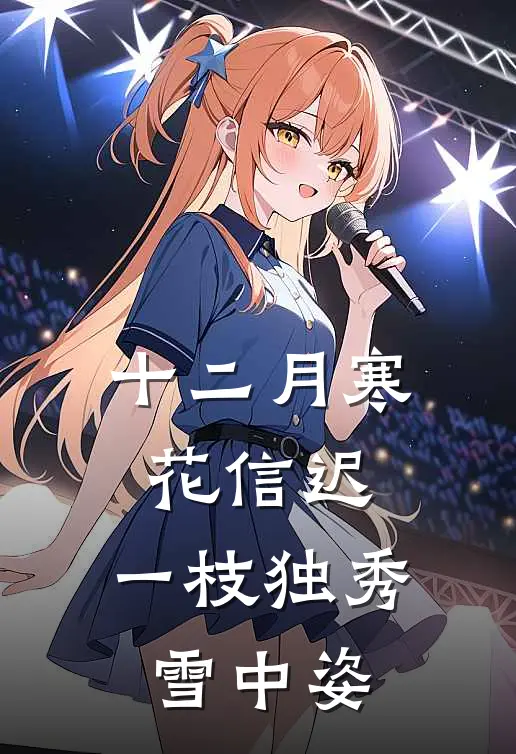 十二月寒花信迟,一枝独秀雪中姿