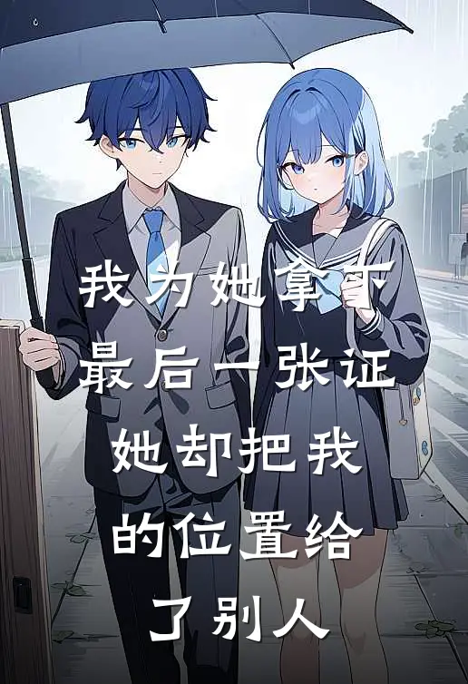 我为她拿下最后一张证，她却把我的位置给了别人