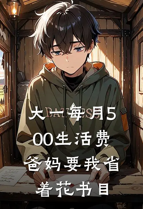 大一每月500生活费，爸妈要我省着花书目